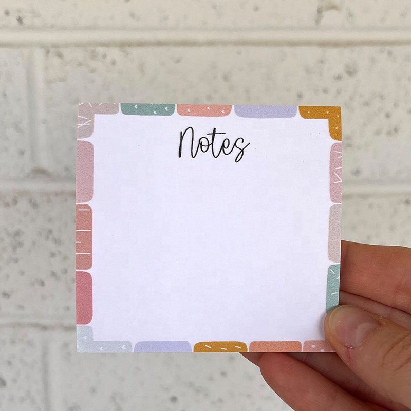 Manufacturer Customized Printing Cute Stationery Sticky Note Memo Pad