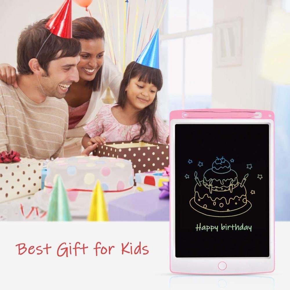 POLICRAL 10 inch Portable Mini Writing Board Handwriting Doodle Pad Drawing Tablet Memo Notebook for Kids