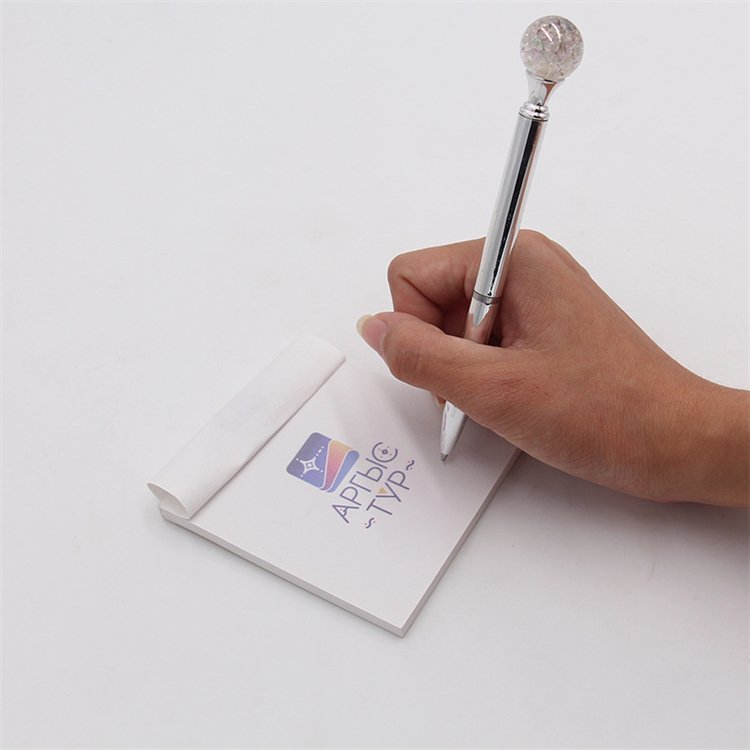 Promotion 3*3 Custom Note Stationary Sticky Notes Adhesive Memo Pad with Printing Company Logo