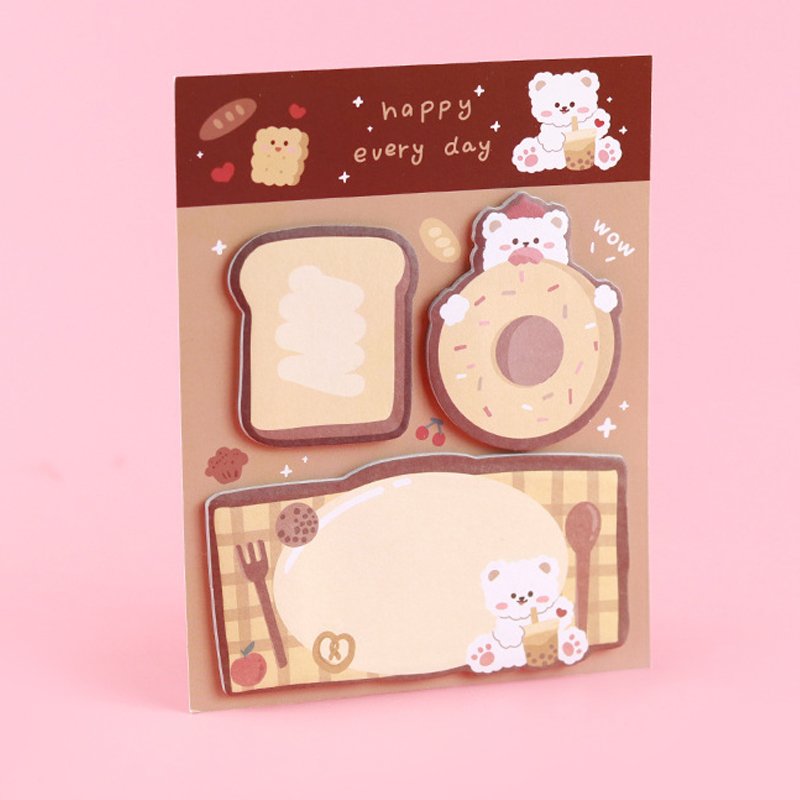Wholesale Custom Cute Stationery Cartoon Scrapbook Memopads Sticky Note