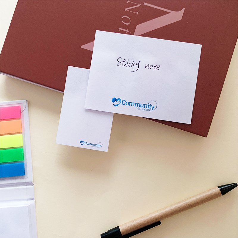 Customize Stationary Set Hard Cover Paper Note Pad Tear Off Desktop Post Notes It Sticky Notes Notepad Book with Index Cards