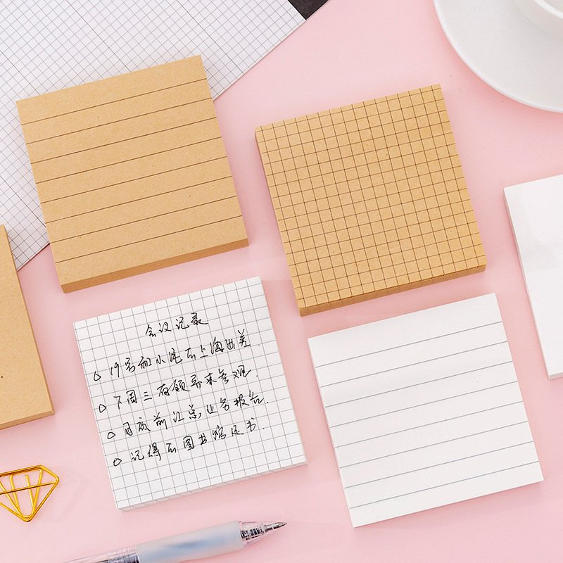 New style cute colored memo adhesive notepad cute colored memo student sticky memo pad