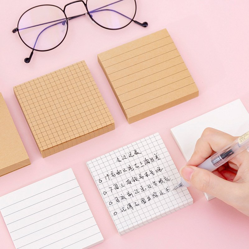 New style cute colored memo adhesive notepad cute colored memo student sticky memo pad