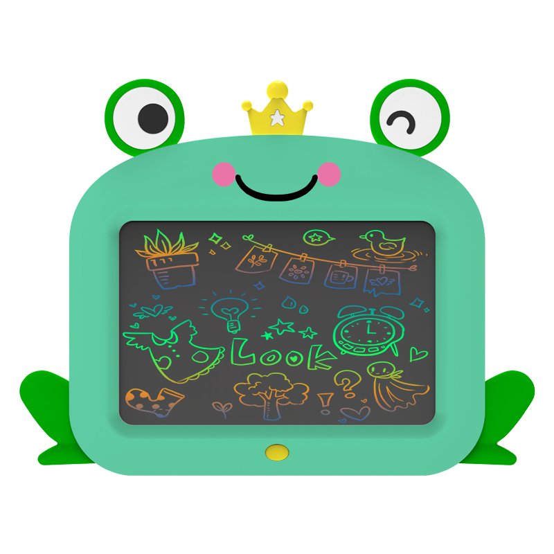 11'' frog prince LCD Kids pad Children's Cartoon Animals LCD drawing board Erasable Electronic writing tablet