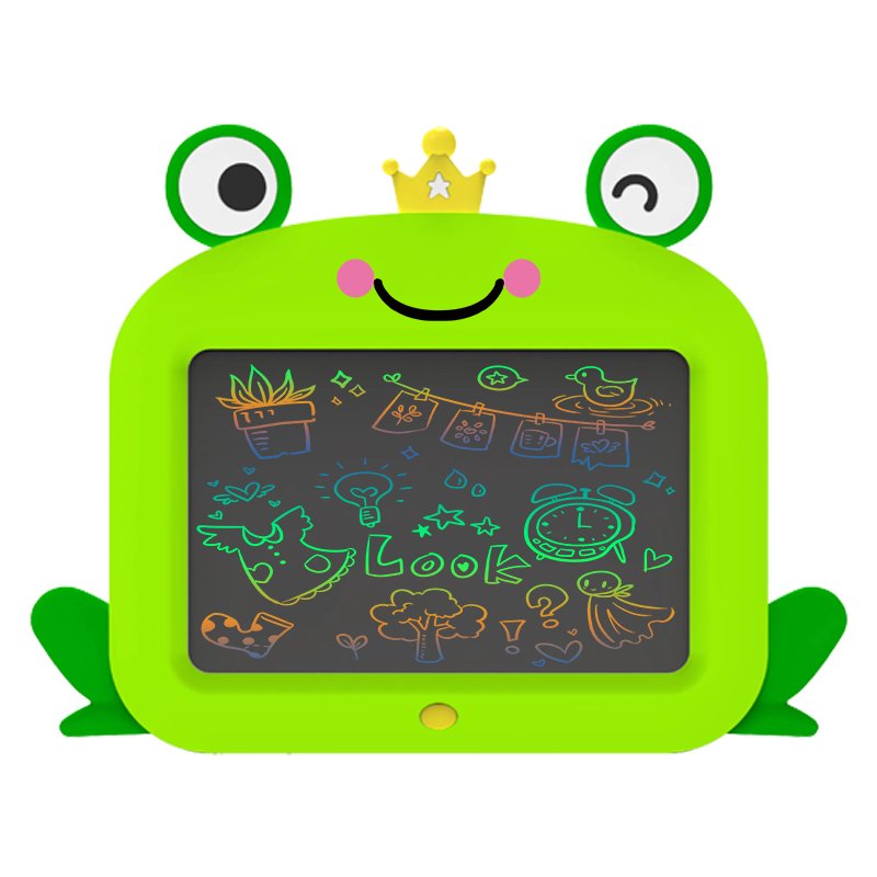 11'' frog prince LCD Kids pad Children's Cartoon Animals LCD drawing board Erasable Electronic writing tablet