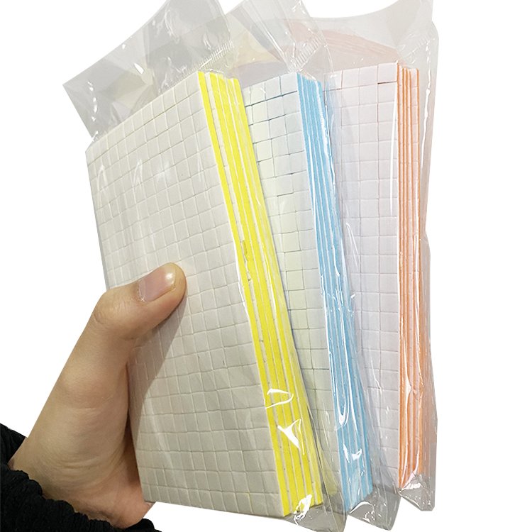 Die Cutting Handmade Scrapbook Stationery Adhesive Mini Squares Size Colorful Eva Foam Sticky Dot For DIY Crafts Office