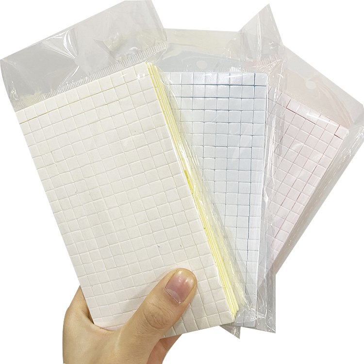 Die Cutting Handmade Scrapbook Stationery Adhesive Mini Squares Size Colorful Eva Foam Sticky Dot For DIY Crafts Office