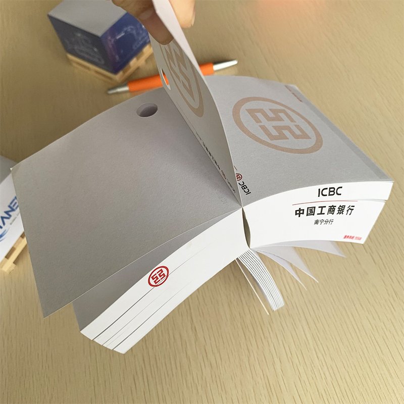 Custom Memo Pad Tear Off Stationery Memo Cube Promotional Gift