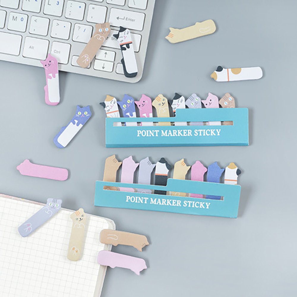 Customizable Cute Stationery Memo Pads Student Posted Sticker Index Stickers Mini Cartoon Animal Creative Notepad Sticky Notes