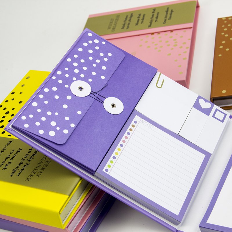Custom 2021 new arrivals Page Marker Paper Memo Pad Book Set Sticky Note Pad