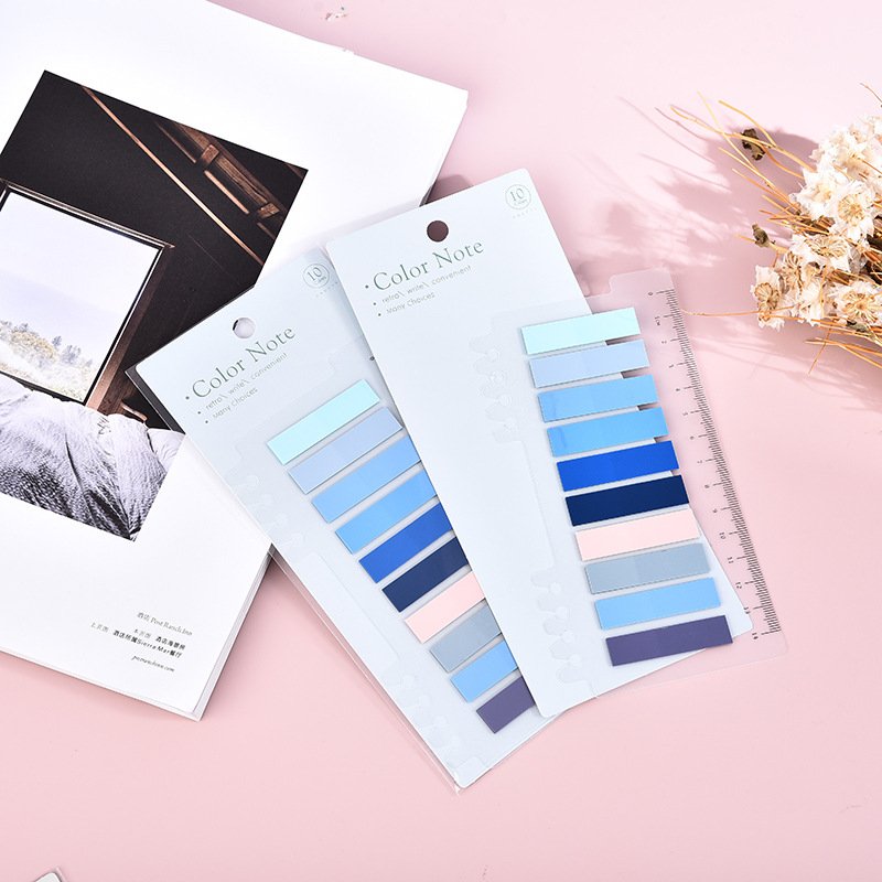 Transparent Repositionable Self-Adhesive Annotation Tabs Color Page Markers for Books & School Sticky Notes & Index Tabs Drawing