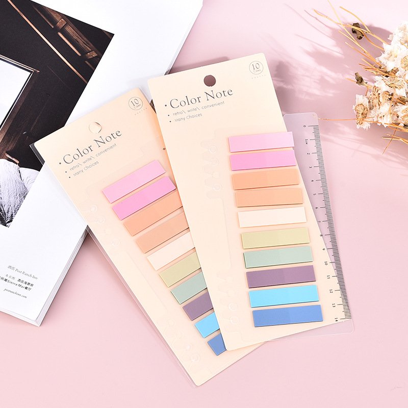 Transparent Repositionable Self-Adhesive Annotation Tabs Color Page Markers for Books & School Sticky Notes & Index Tabs Drawing