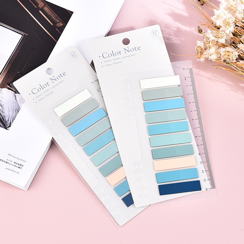 Transparent Repositionable Self-Adhesive Annotation Tabs Color Page Markers for Books & School Sticky Notes & Index Tabs Drawing