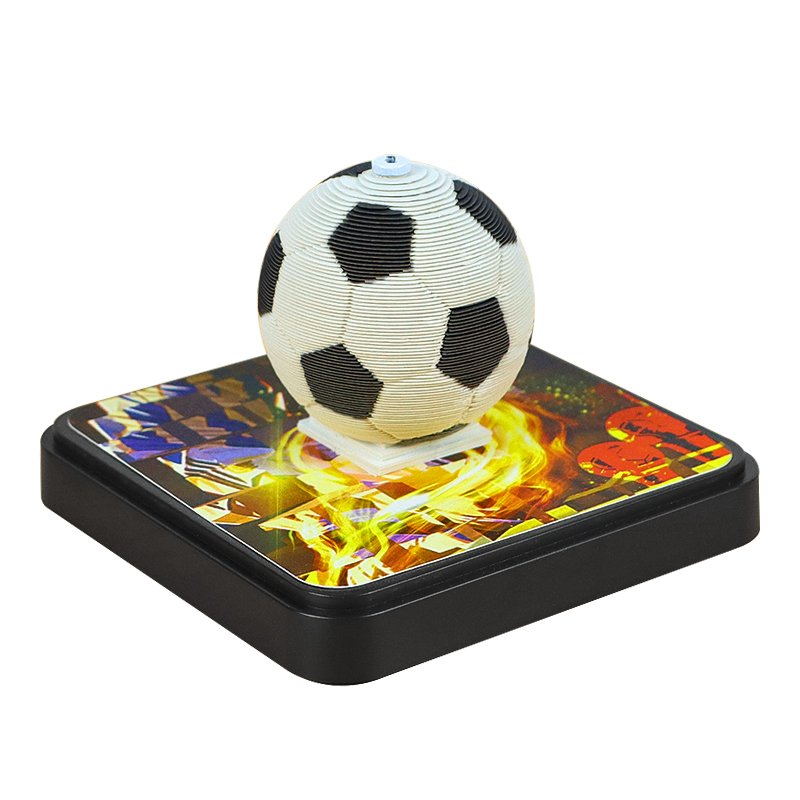 2005 Custom Creative Soccer Ball Football New Paper Crafts Parnoramic 3D Memo Pad