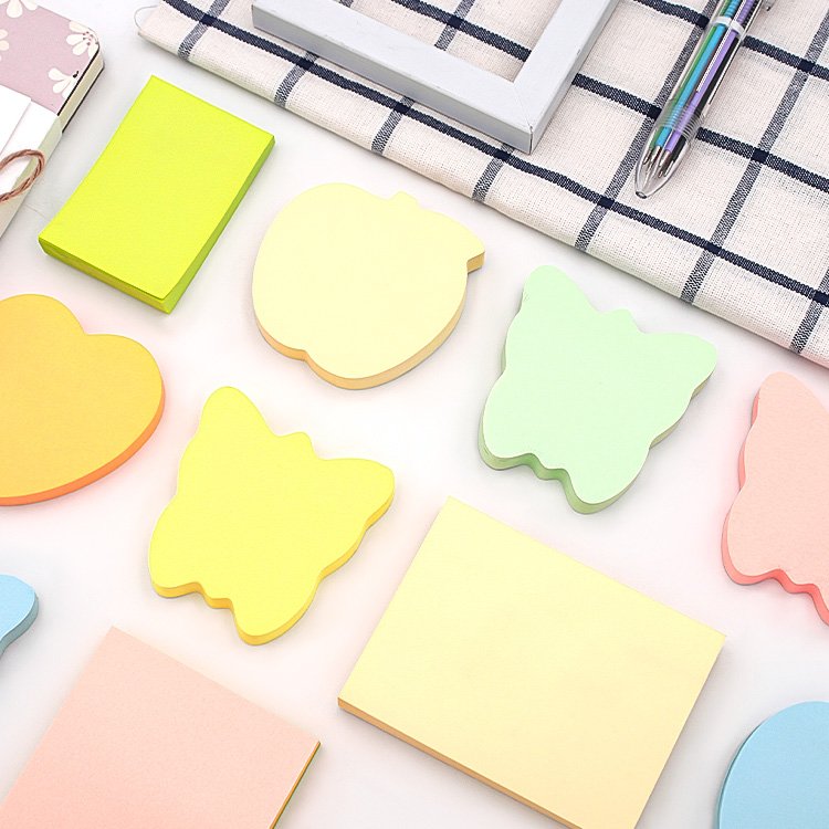Personalized Sticky Notes Bubble Shape Bright Colorful Memo Pad Page Marker For Note Taking Reminders Work Study Table Decor