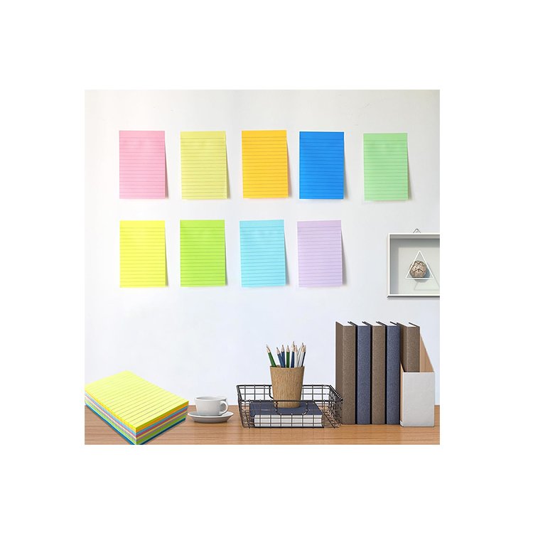 manufacturer hot selling custom Horizontal line Annotation paper bible Sticky Notes sets pad bible stationery for planner study
