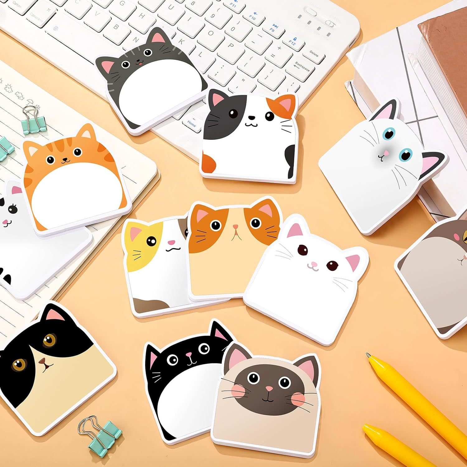 Branded Bulk Custom Cartoon Colorful Mini Big 4x6 Notepad Printing Sticky Memo Pads Magnetic Fridge Notepads-A5 A7 A6 Sizes