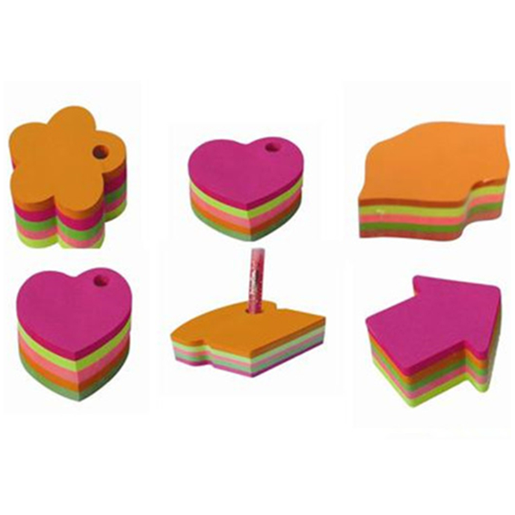 Factory directly Professional Fan Sticky Notes custom die cut sticky notes Memo Pads To Do List With Logo