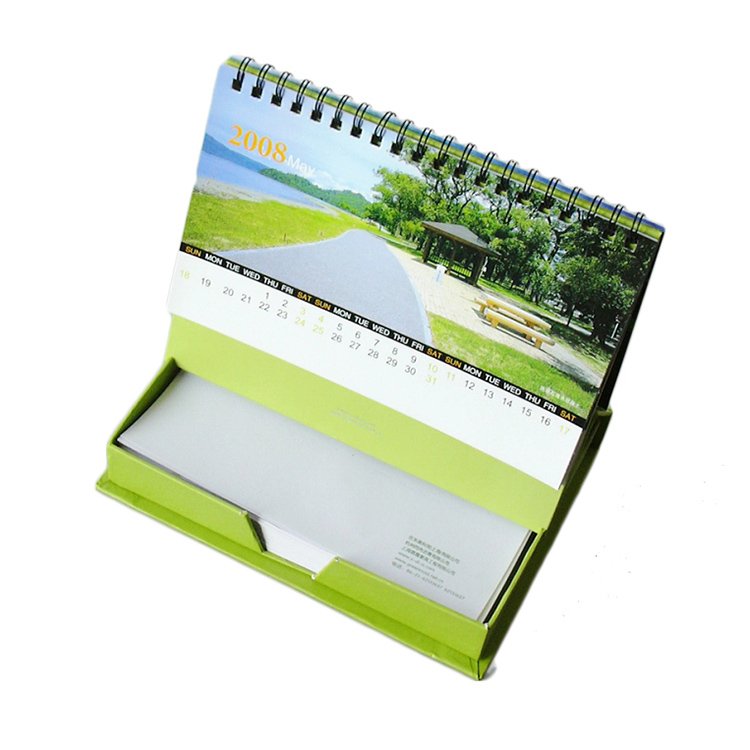 Custom Print Memo Pad Notepad Promotional Sticky Notes Memo Pad With Calendar