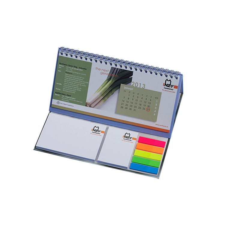 Custom Print Memo Pad Notepad Promotional Sticky Notes Memo Pad With Calendar