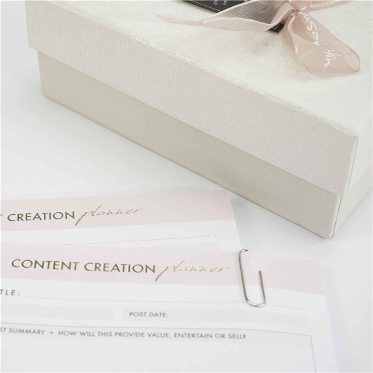 Custom Tear Notepaper Hot Foil Stamping Gold Pink Note Pad Paper