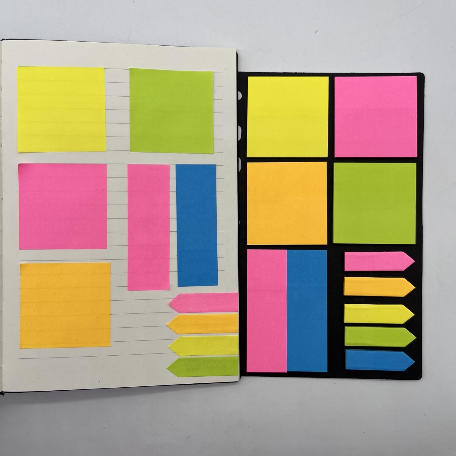 Wholesale China personal custom kawaii design paper assorted pet transparent sticky notes set self-adhesive stationery memo pad