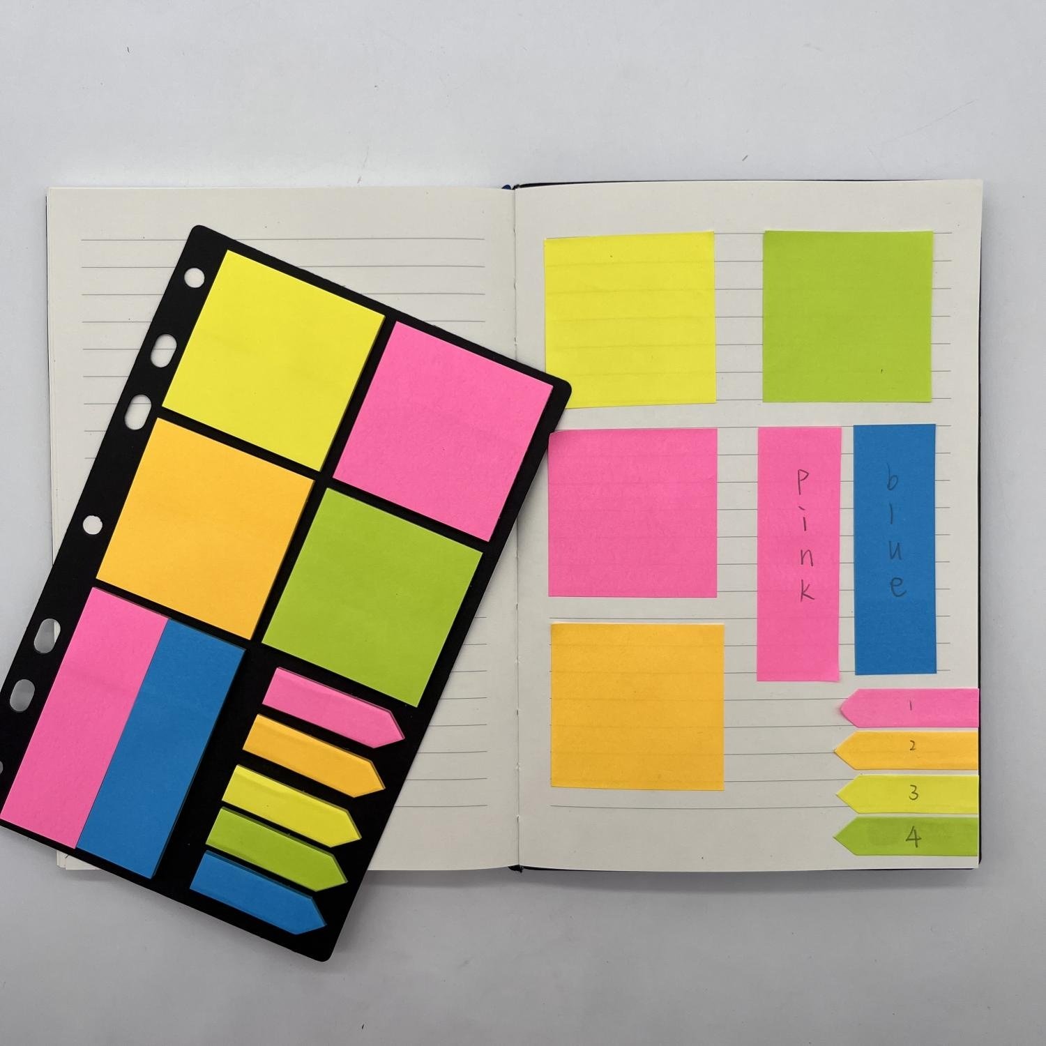 Wholesale China personal custom kawaii design paper assorted pet transparent sticky notes set self-adhesive stationery memo pad
