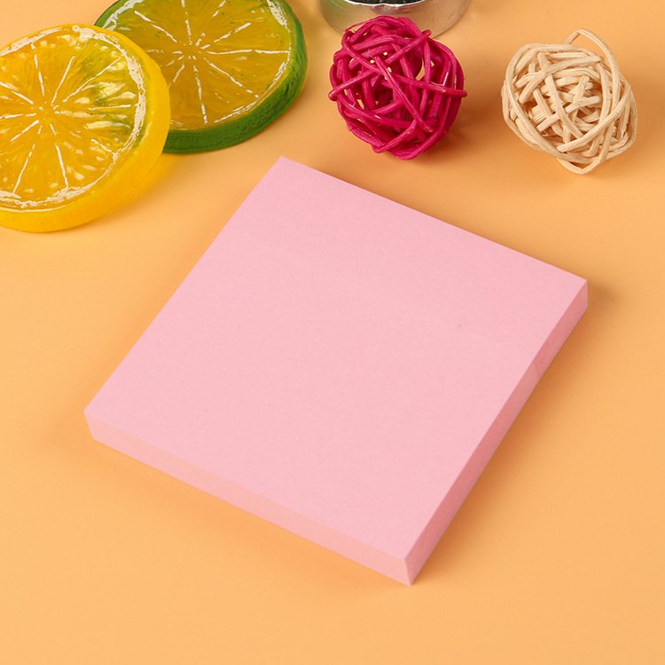 Paint you New School Supplies 2024 Custom Logo Colored Paper Kraft Paper Memo Pad Small Notes Sticky Notes for Students