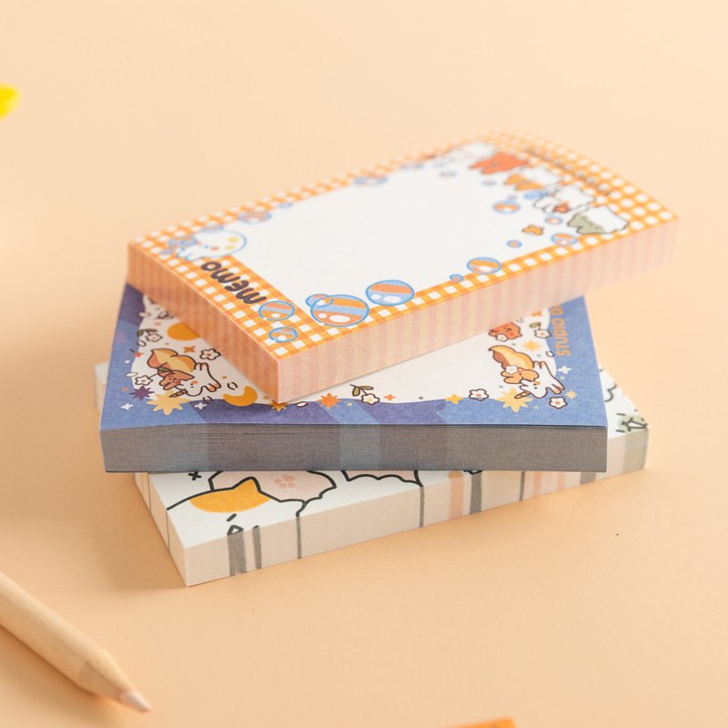 Factory Wholesale Kawaii Korean Stationery Animal Cute Small kawaii stationery memo pads
