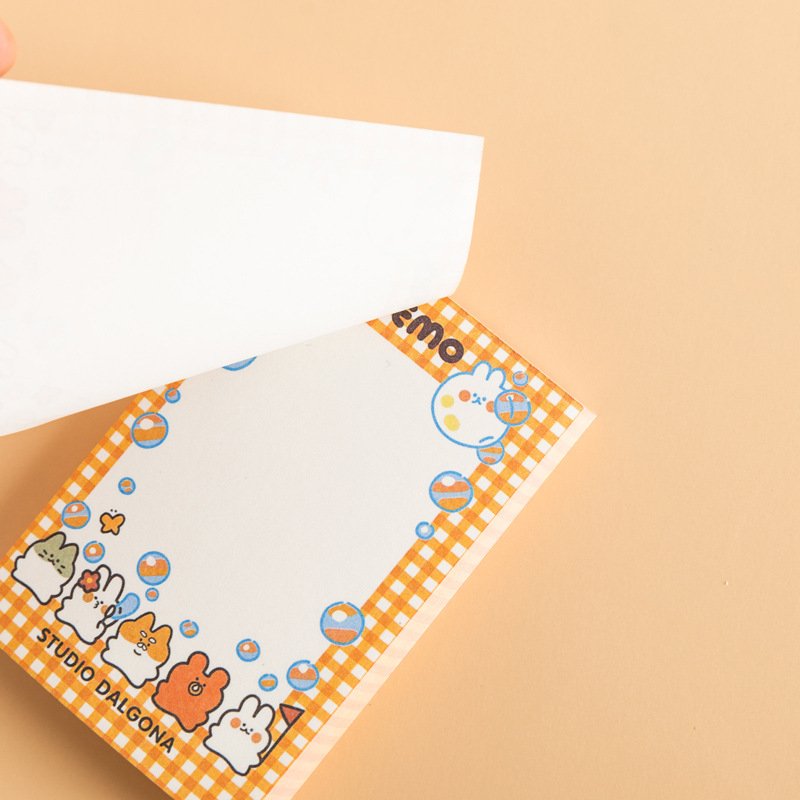 Factory Wholesale Kawaii Korean Stationery Animal Cute Small kawaii stationery memo pads