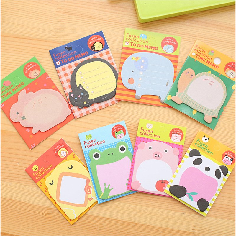 Wholesale Pads Manufacturer Stationary Pet Kawaii Cute Sticky Notes