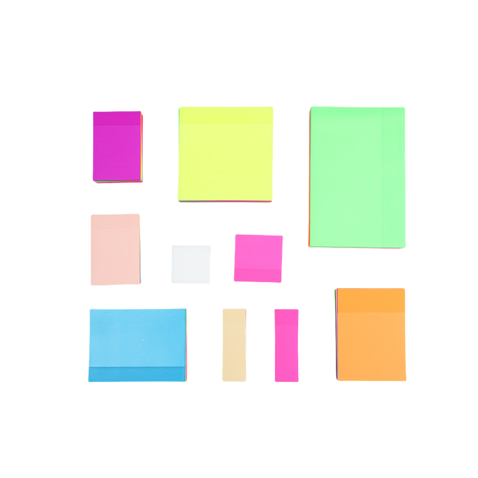 Custom Business Notebooks Customizable Spiral Lined Notepad Sticky Note Aesthetic Sticky Notes