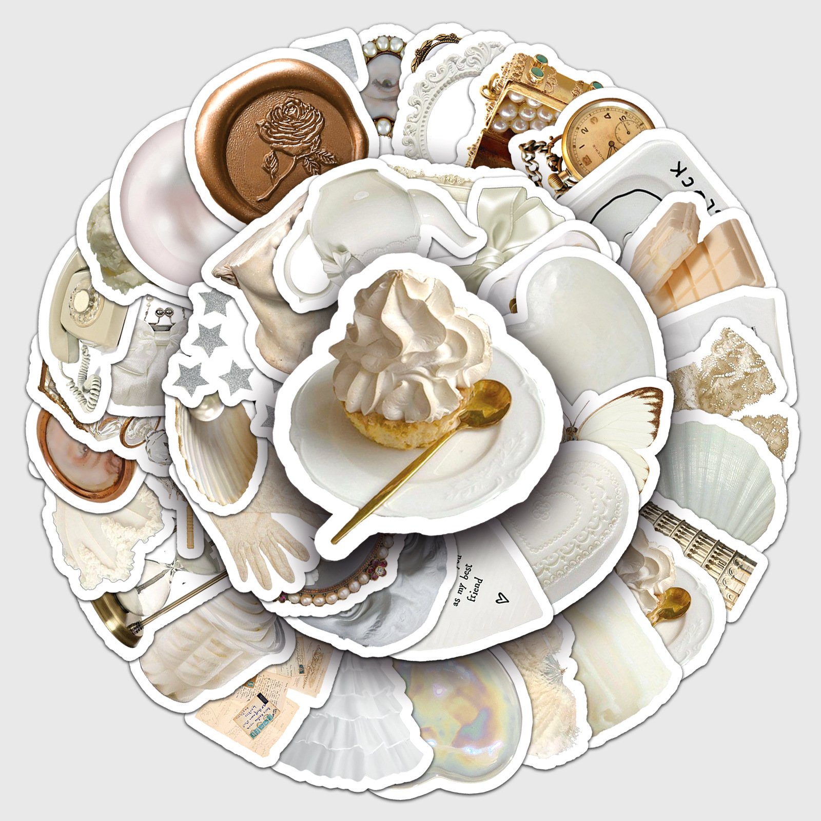 Kiss Cut Sticker Sheet Custom For Packaging Labels Matched the Original Artwork With Your Own Design Eco Friendly