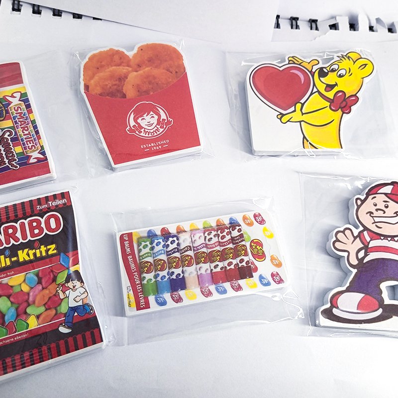 wholesale stationery custom printed kawaii artistic paper sticky notepads non sticky memo pad