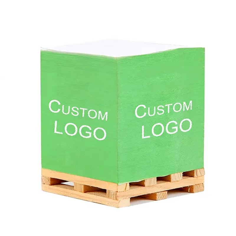 Custom Sticky Note Cube With Wooden Pallet For Sticky Note Cube Wood Sticky Note Pad Cube