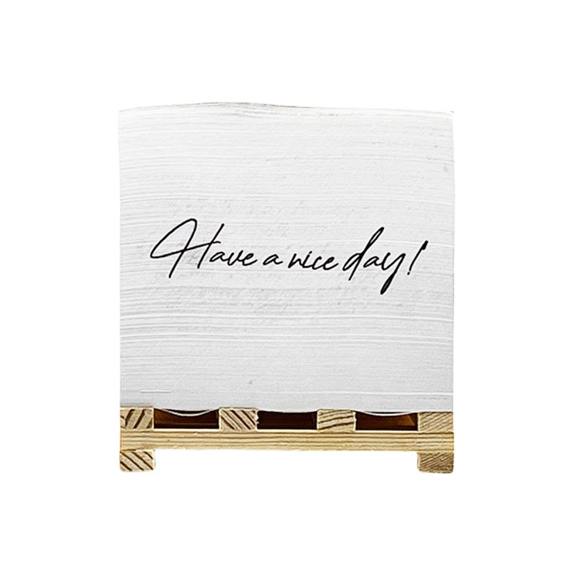 Custom Sticky Note Cube With Wooden Pallet For Sticky Note Cube Wood Sticky Note Pad Cube