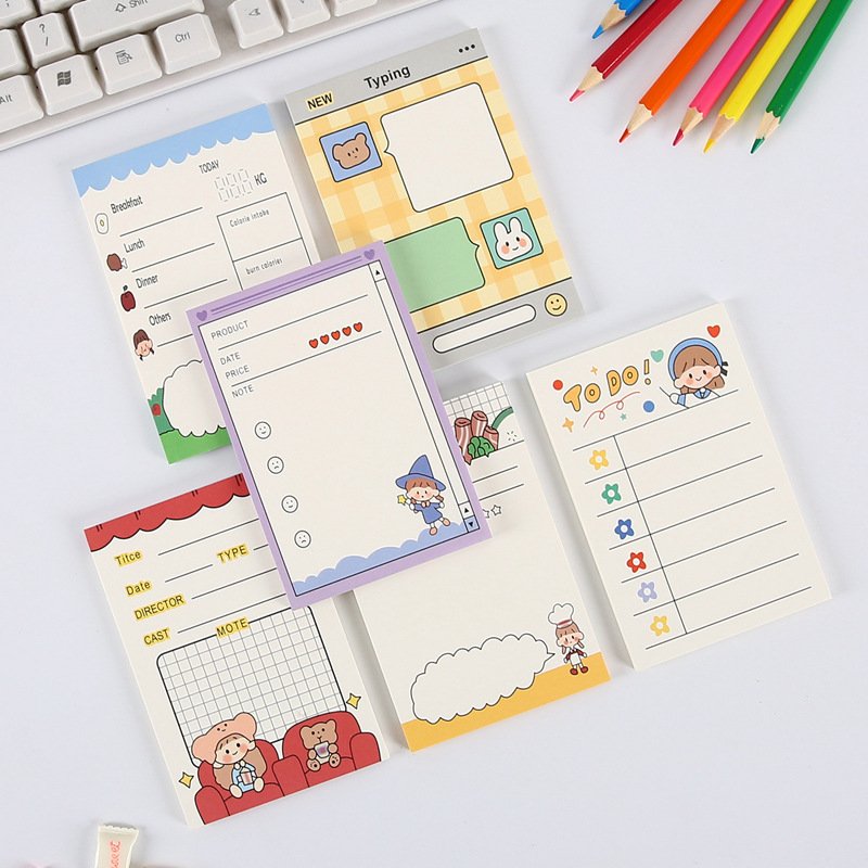 Youjin Creative Memo notepad 50pages custom sized printed size notepad memo pad