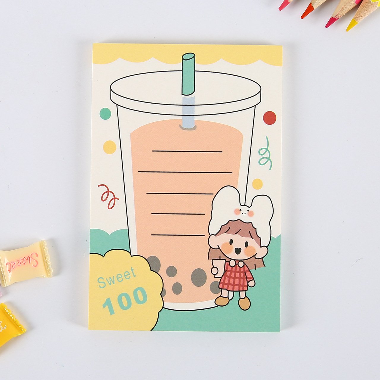 Youjin Creative Memo notepad 50pages custom sized printed size notepad memo pad