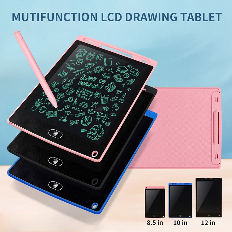 factory direct digital slate for children writing board memo pads lcd writing tablet 8.5 /10/12 inch