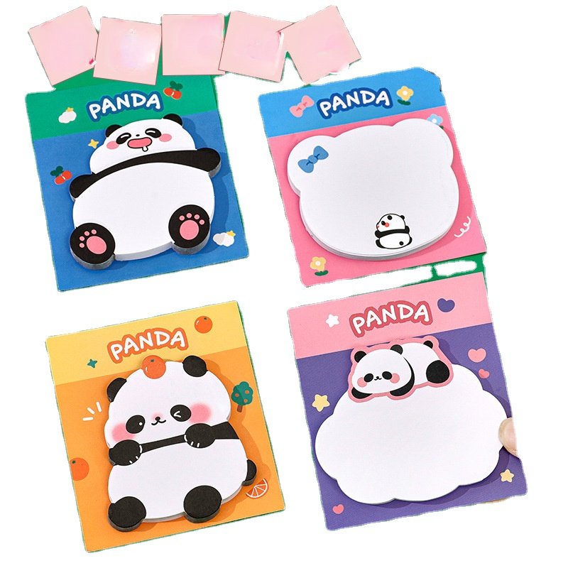 Cute Cartoon Alien Panda Convenience Note Cute Girl Heart Message Memo Note Paper Student High Appearance N Times