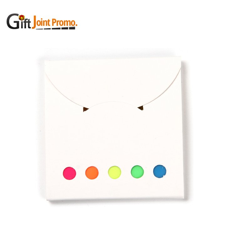 Hot Sale Mini Folding Sticky Memo Pad with LOGO Printing Sticky Note Kraft Cover
