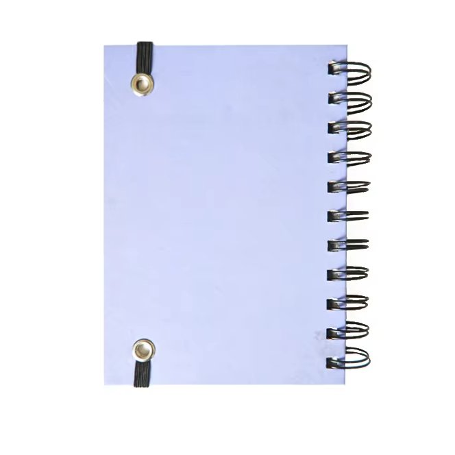 Spiral Binding Hot Stamping Process Monochrome Memo Pad for Office School