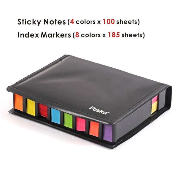 Foska Hot Sale Custom Sticky Memo Pad Notes Set Self-Adhesive Kraft Paper Magnetic Feature Writing Office Use Gifts Promotions