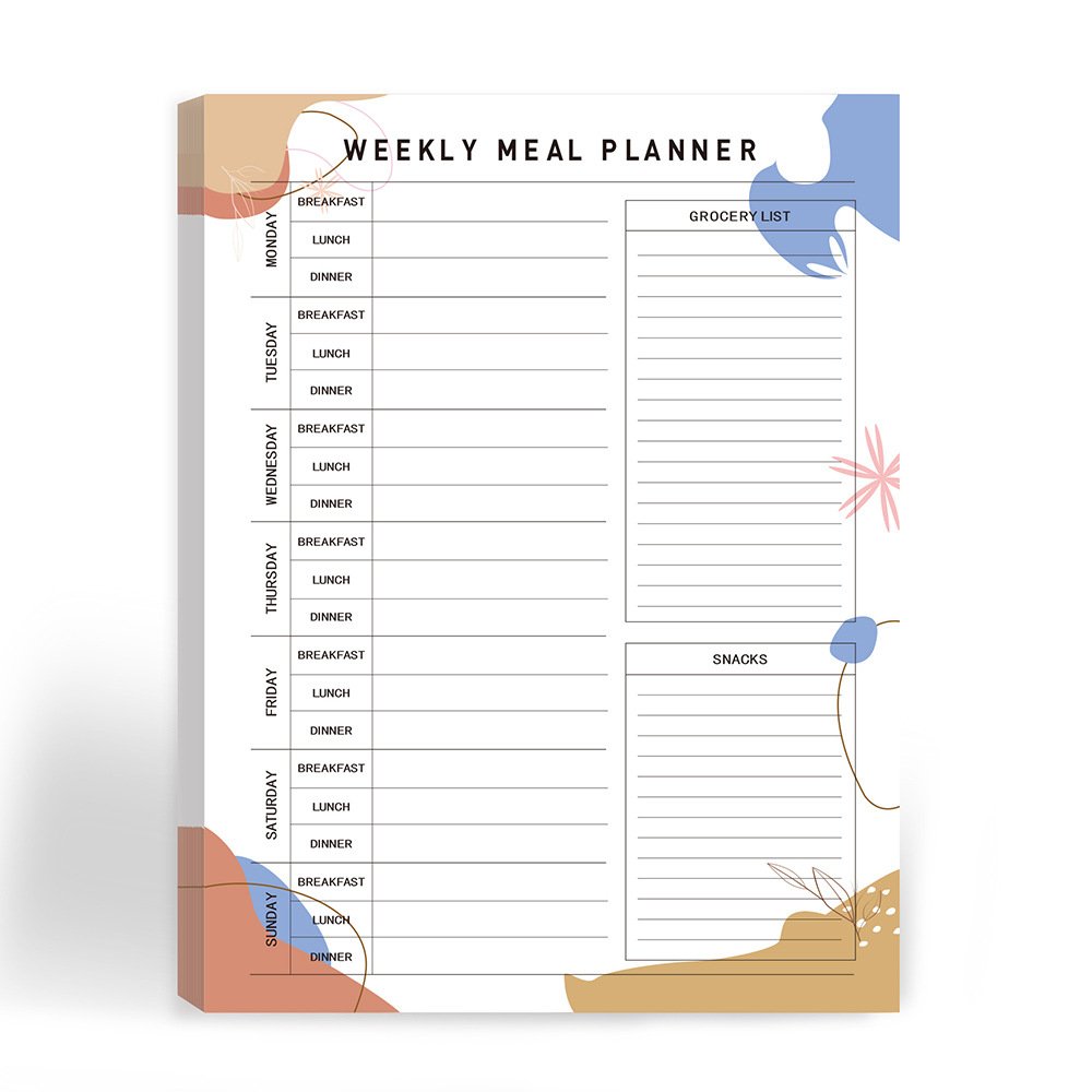 Weekly daily planner memo notebook To Do List notepad cute kawaii office and school stationary accessories Custom Wholesale