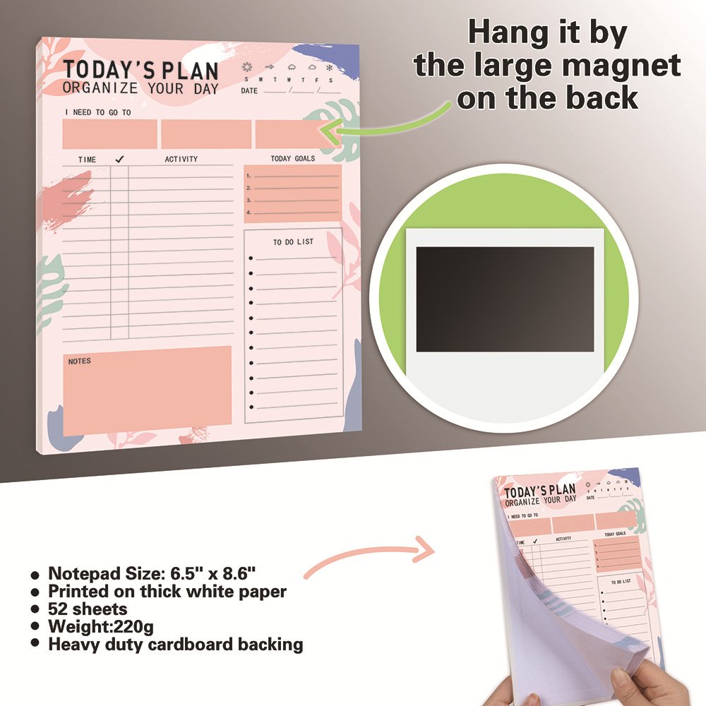 Weekly daily planner memo notebook To Do List notepad cute kawaii office and school stationary accessories Custom Wholesale