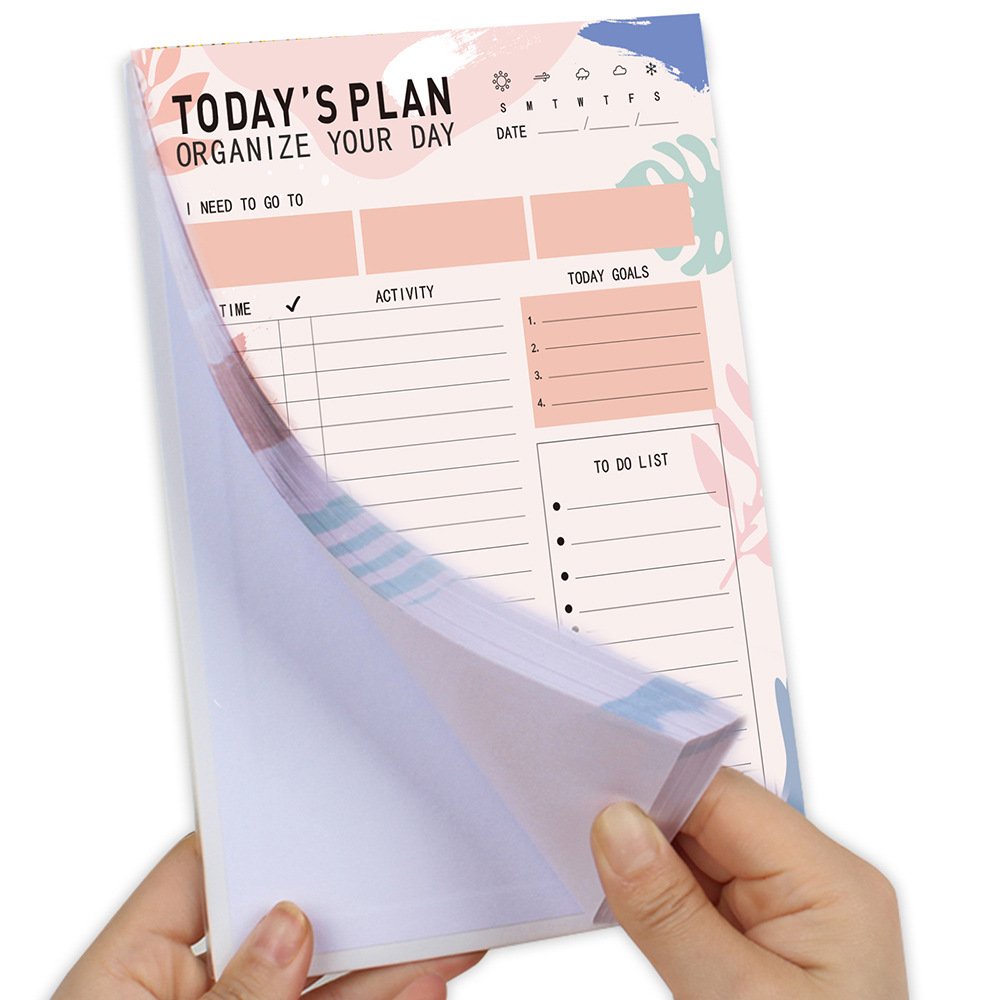 Weekly daily planner memo notebook To Do List notepad cute kawaii office and school stationary accessories Custom Wholesale