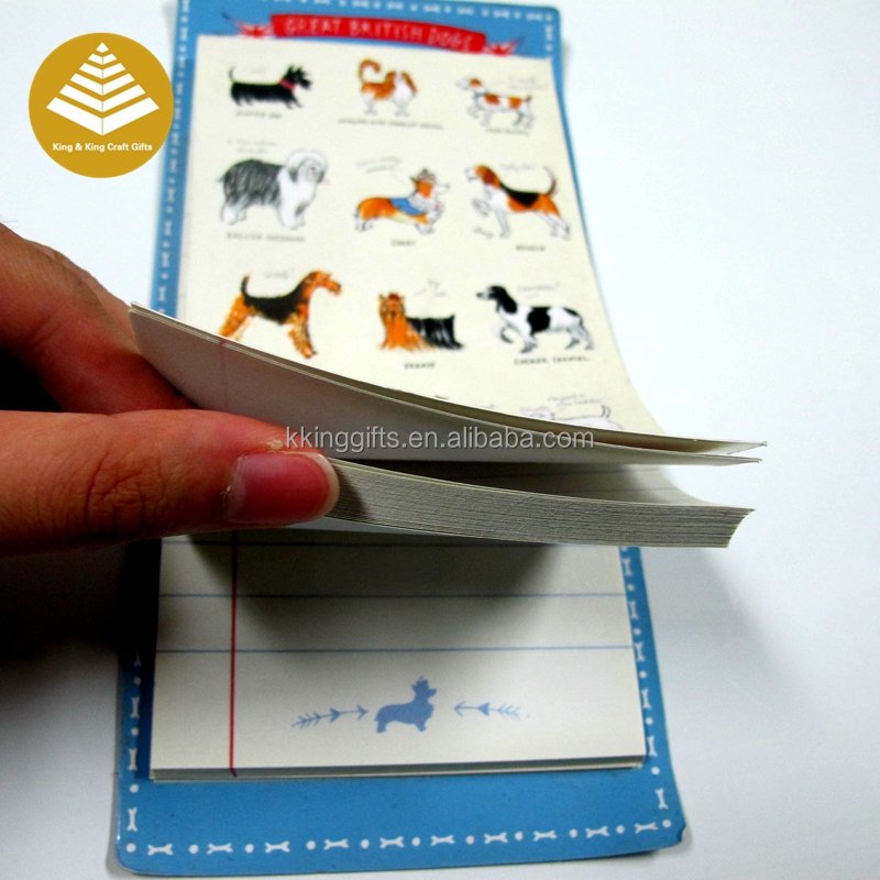 Custom design shaped notes paper block memo notepad sticky notes a4 for note taking