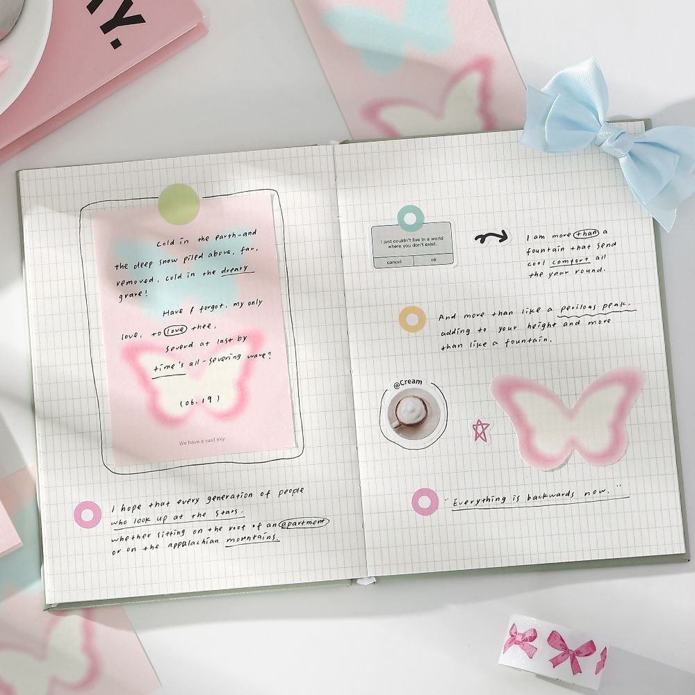 INS color cute dream tear memo pad set custom non-stick note LOGO Student environmental stationery high quality