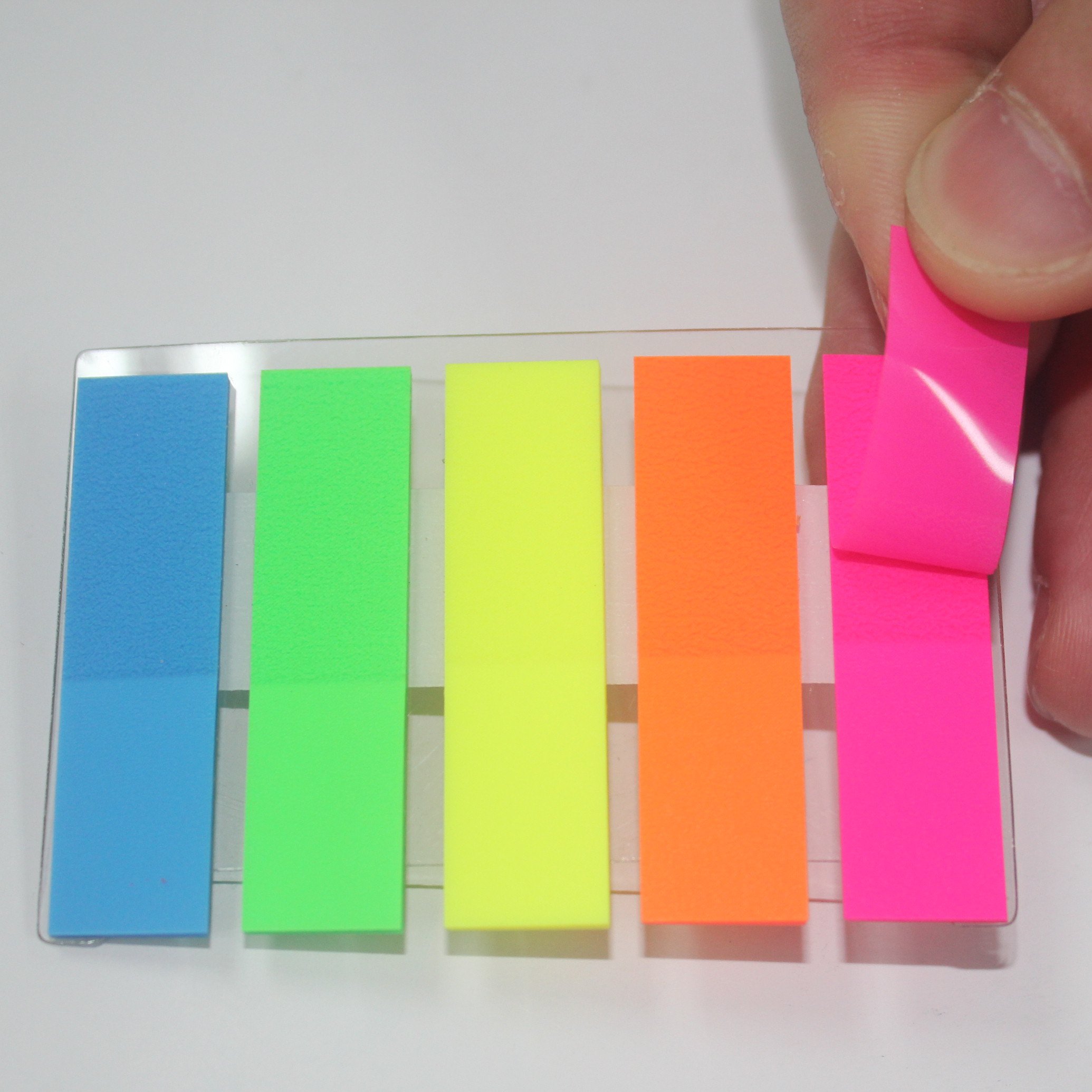 book reminding page marker adhesive plastic sticky note memo pad