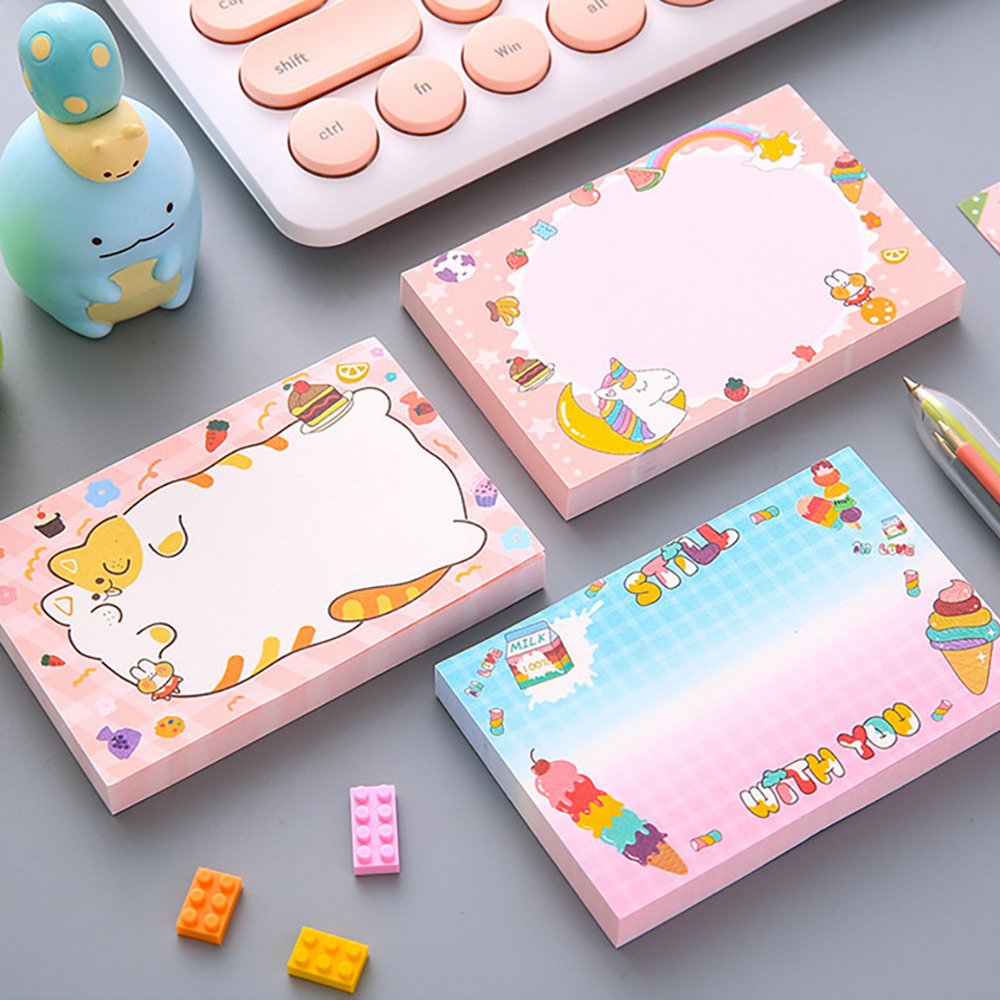 Cute Memo Pad Wholesale Customized Sticky Note Pads To Do List Remember Pads Self-Adhesive Sticky Note For Office School